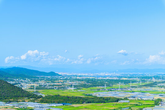 愛知県田原市の町並み風景