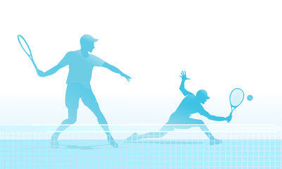 Fototapeta premium Cool editable tennis background for any graphic purpose 