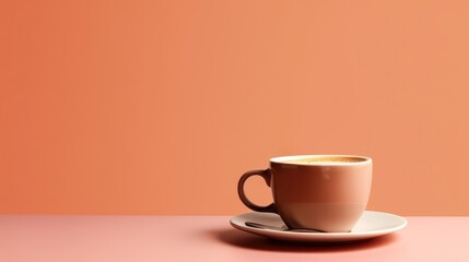 Coffee with plain background