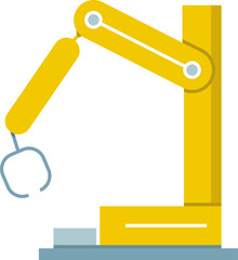 Industrial Robotic Arm Icon
