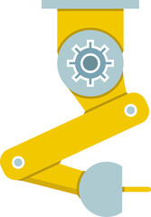 Industrial Robotic Arm Icon
