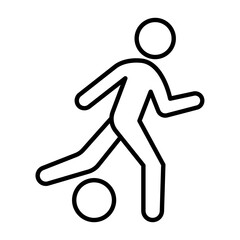 Playing Outline Icon