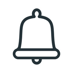 Bell icon vector on trendy style for design and print.