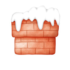 Chimney and snow