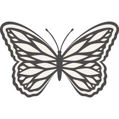 Schmetterling mit transparentem Hintergrund 