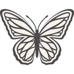 Schmetterling mit transparentem Hintergrund 