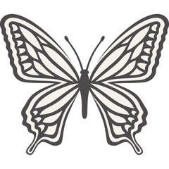 Schmetterling mit transparentem Hintergrund 