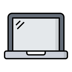 Laptop Colored Outline Icon