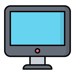 LCD Colored Outline Icon