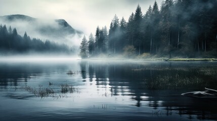 Lake in the Mist