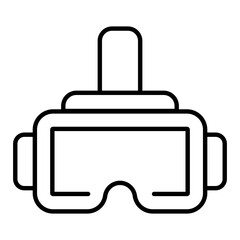 VR Glasess Outline Icon