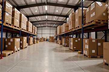 large warehouse with numerous items