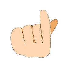 hand with thumb up