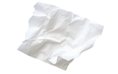 Tissue Paper a Gentle Material for Wiping Cleaning and Wrapping Isolated on a Transparent Background PNG.