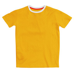 This Front View Perfect T Shirt Mockup In Flame Orange Color was easy to use, just add your graph and everything is done..