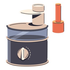 Juicer vector cartoon illustration isolated on a white background.