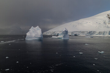 Sailing to Buls Bay Antarctica