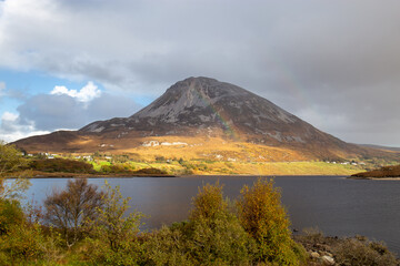 Errigal Mountain at Sunset, Gweedore in County Donegal, Ireland