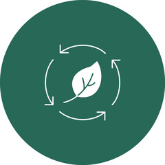 Sustainable Vector Icon easily modified

