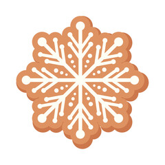 christmas cookie snowflake