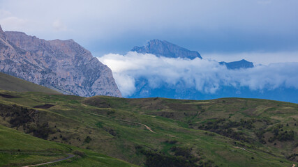 Mountain landscape of North Ossetia 