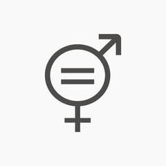 gender icon vector symbol isolated. man, woman, female, male sign