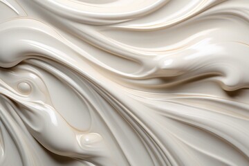 delicious cream surface. Generative AI