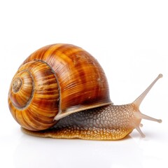 snail isolated on white background