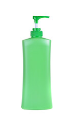 Dispenser Pump Cosmetic,Green Plastic Bottle Of  Lotion, Cream, Shampoo on transparent png