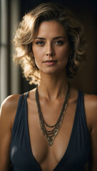 portrait of a middle-aged woman