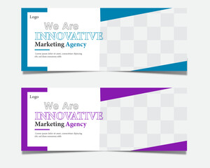 Business Agency Facebook Cover Design Template.