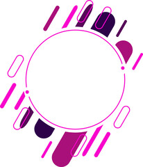 Abstract Circle Frame Shape