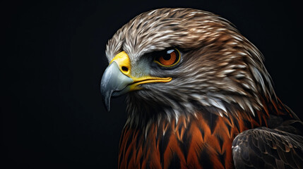 close up of a eagle