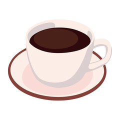 coffee cup isolated illustration