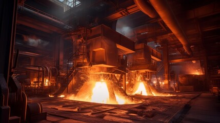 industrial metallurgical foundry factory