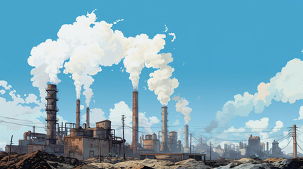 smoke from the chimney