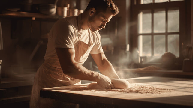 Aromatic Breadmaking, Baker's Skill in Crafting Fresh Breads
