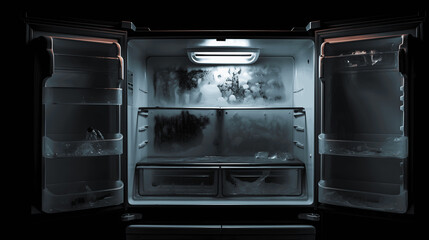 Fridge in Desolation, Barren Shelves and Hollow Spaces