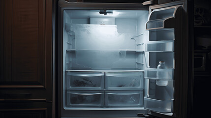 Cold and Empty, A Refrigerator Without Provisions
