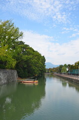 Obraz premium 駿府城 中堀