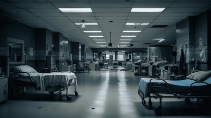 Abandoned in Chaos, Deserted Hospital in Disarray