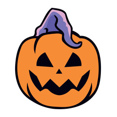 halloween cute pumpkin icon