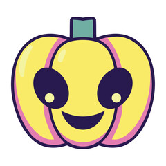 halloween cute pumpkin horror