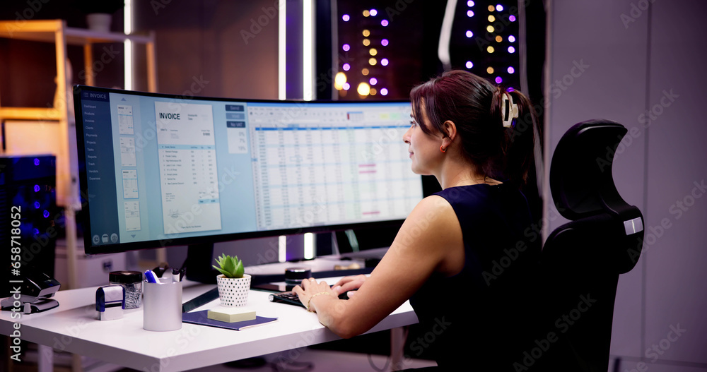 Poster Account Manager In Office Coding