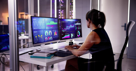 KPI Business Analytics Data Dashboard