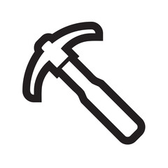 hoe icon or logo isolated sign symbol vector illustration - high quality black style vector icons