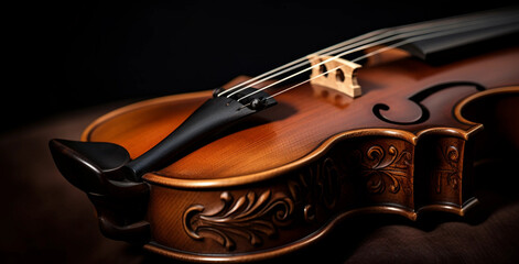 Fototapeta premium violin and bow