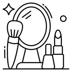 Premium download icon of beauty accessories 