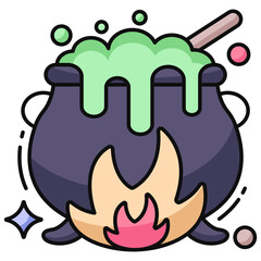 Trendy design icon of halloween kawaii 