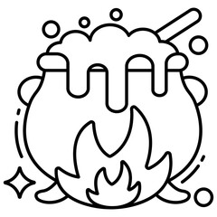 Trendy design icon of halloween kawaii 